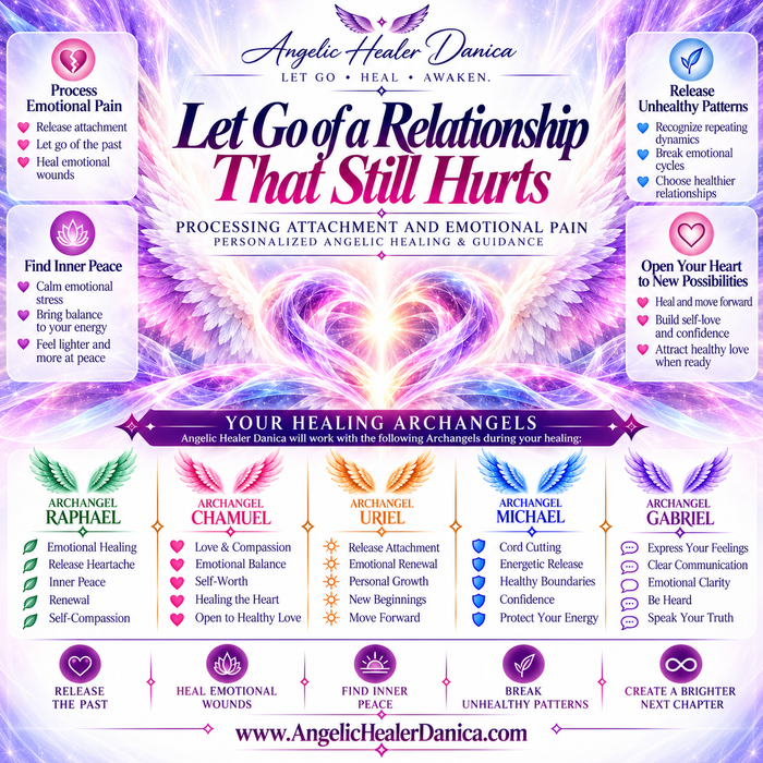 Let Go of a Relationship That Still Hurts. Angelic Healing Reading for Emotional Attachment, Relationship Pain & Inner Renewal