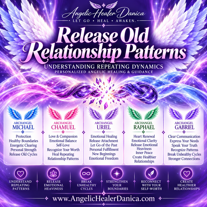 Release Old Relationship Patterns. Angelic Healing Reading for Understanding Repeating Dynamics, Emotional Renewal & Healthier Relationships