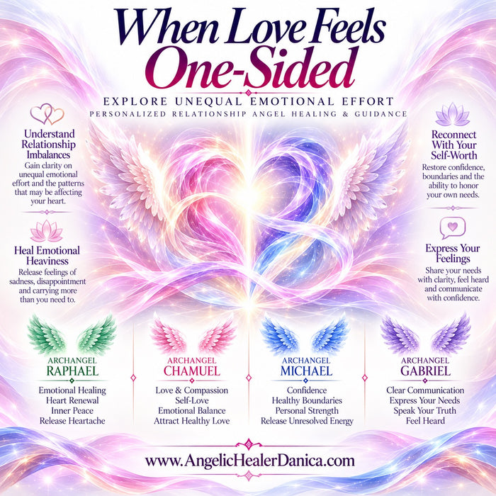 When Love Feels One-Sided. Angelic Healing for Unequal Emotional Effort, Relationship Imbalance & Self-Worth