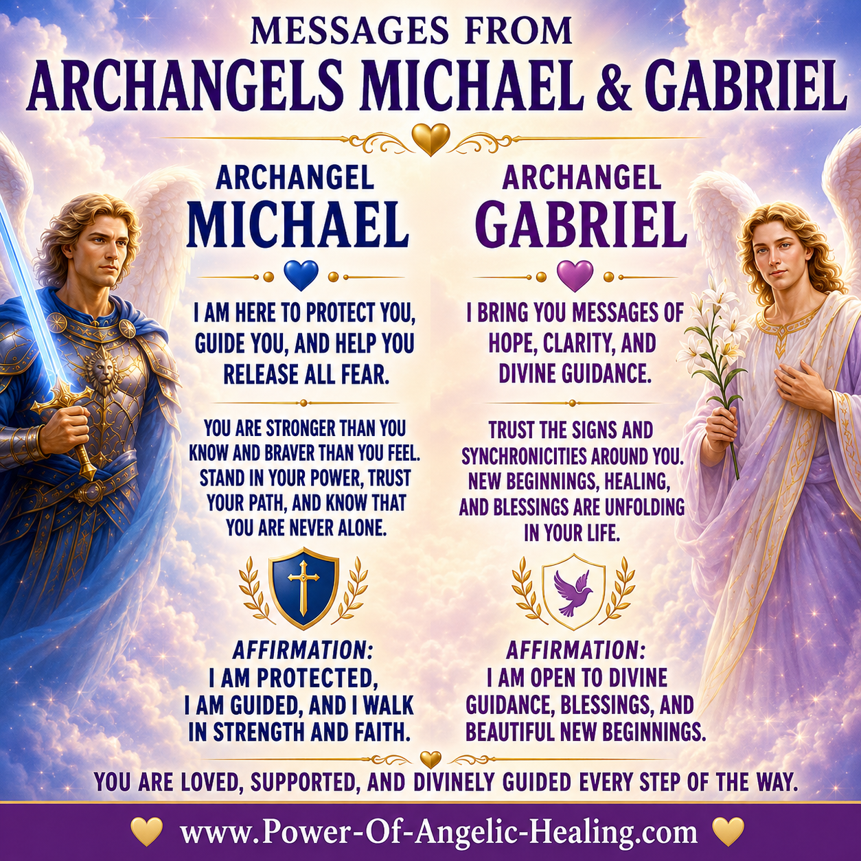 Messages from Archangels Michael & Gabriel ✨  Divine Protection, Guidance & New Beginnings