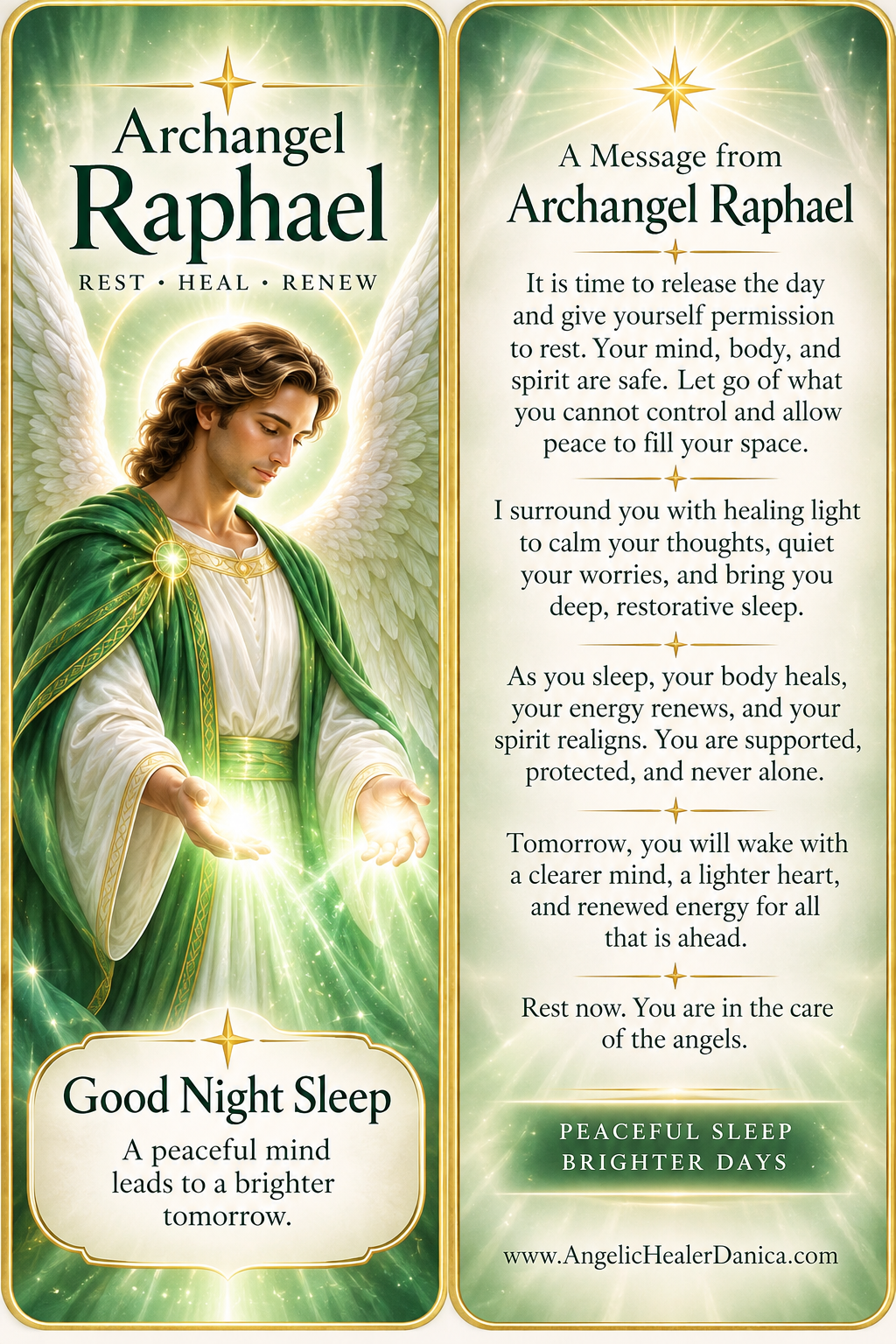 Good Night Sleep With Archangel Raphael: Release the Day and Rest in Healing Peace