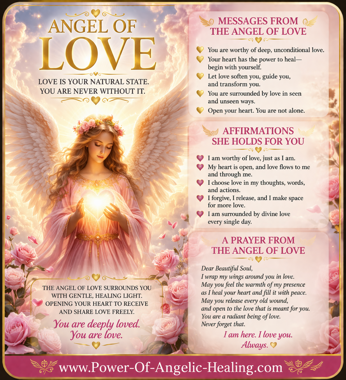 ✨ Angel of Love: A Message of Healing, Worthiness &amp; Divine Connection ✨