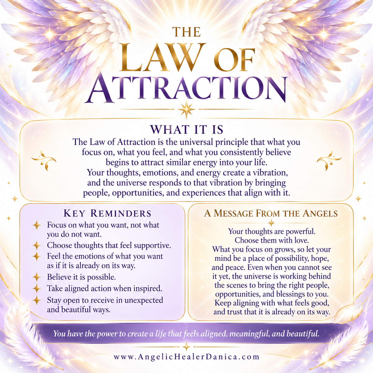 The Law of Attraction — What It Is, How to Work With It & A Message From the Angels
