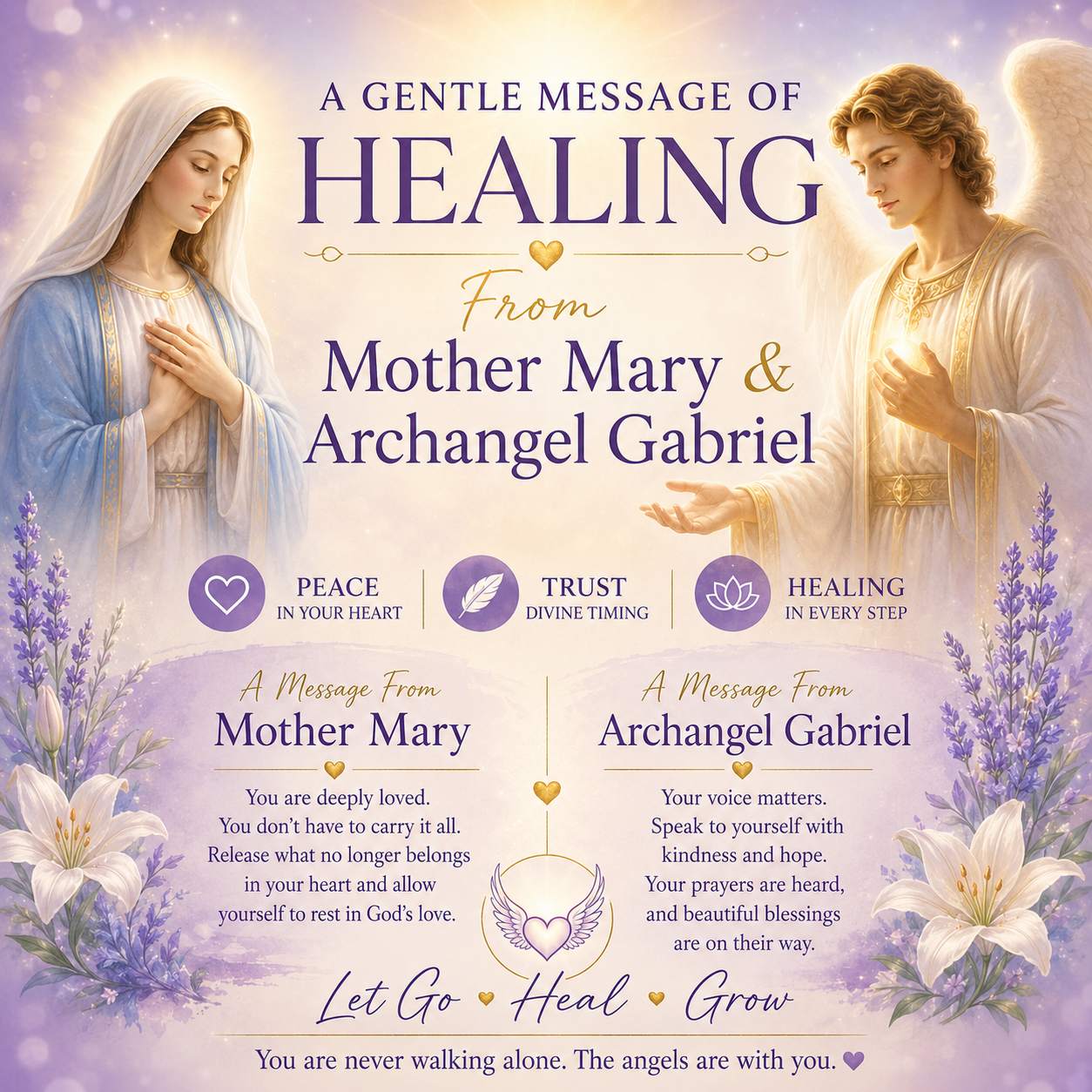 🌸 A Gentle Message of Healing From Mother Mary & Archangel Gabriel
