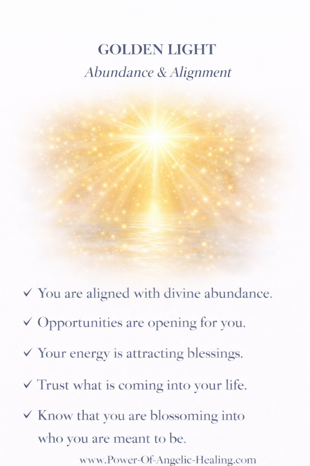 Golden Light — Abundance & Alignment