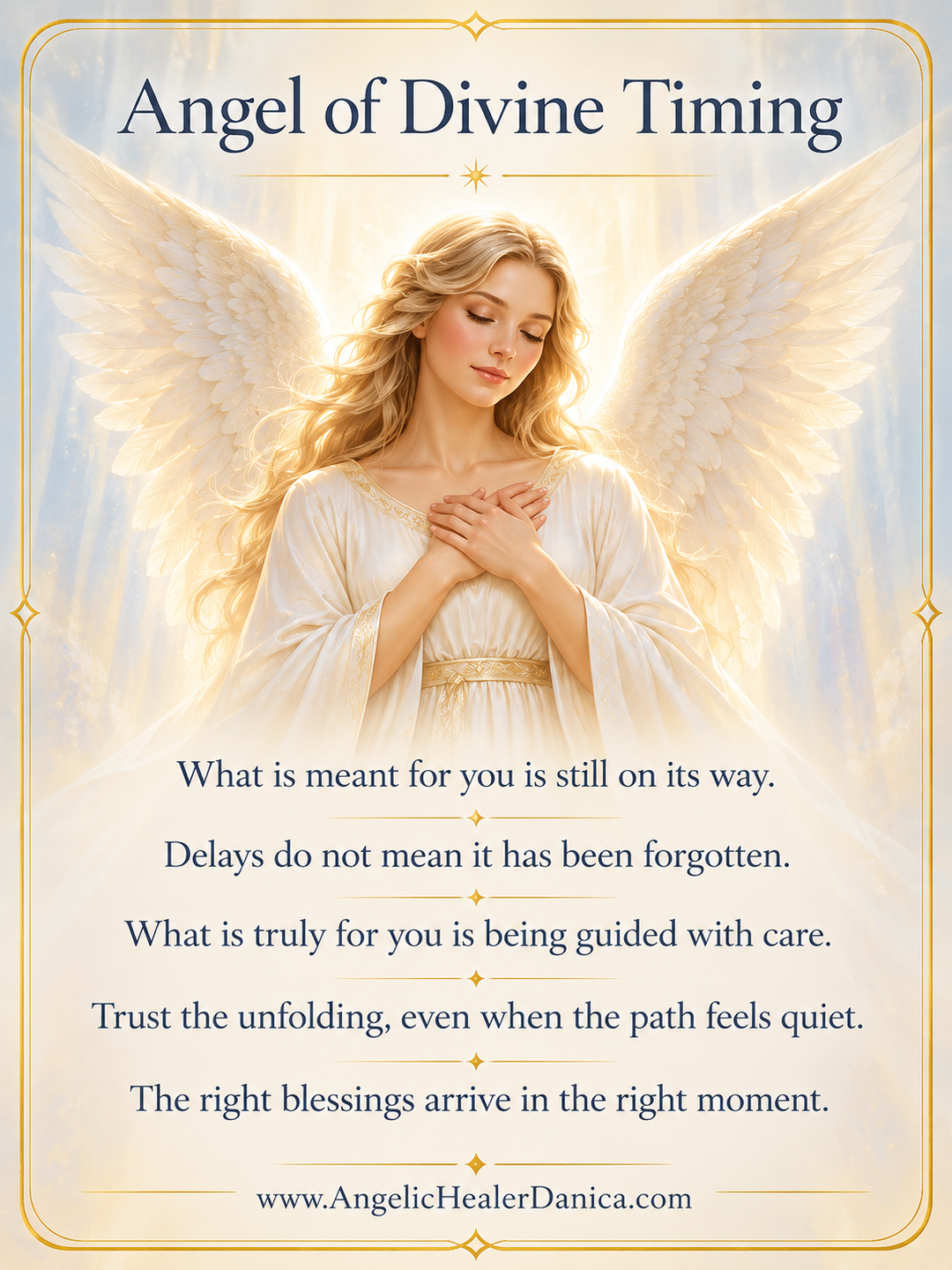 Angel of Divine Timing: What Is Meant for You Is Still on Its Way