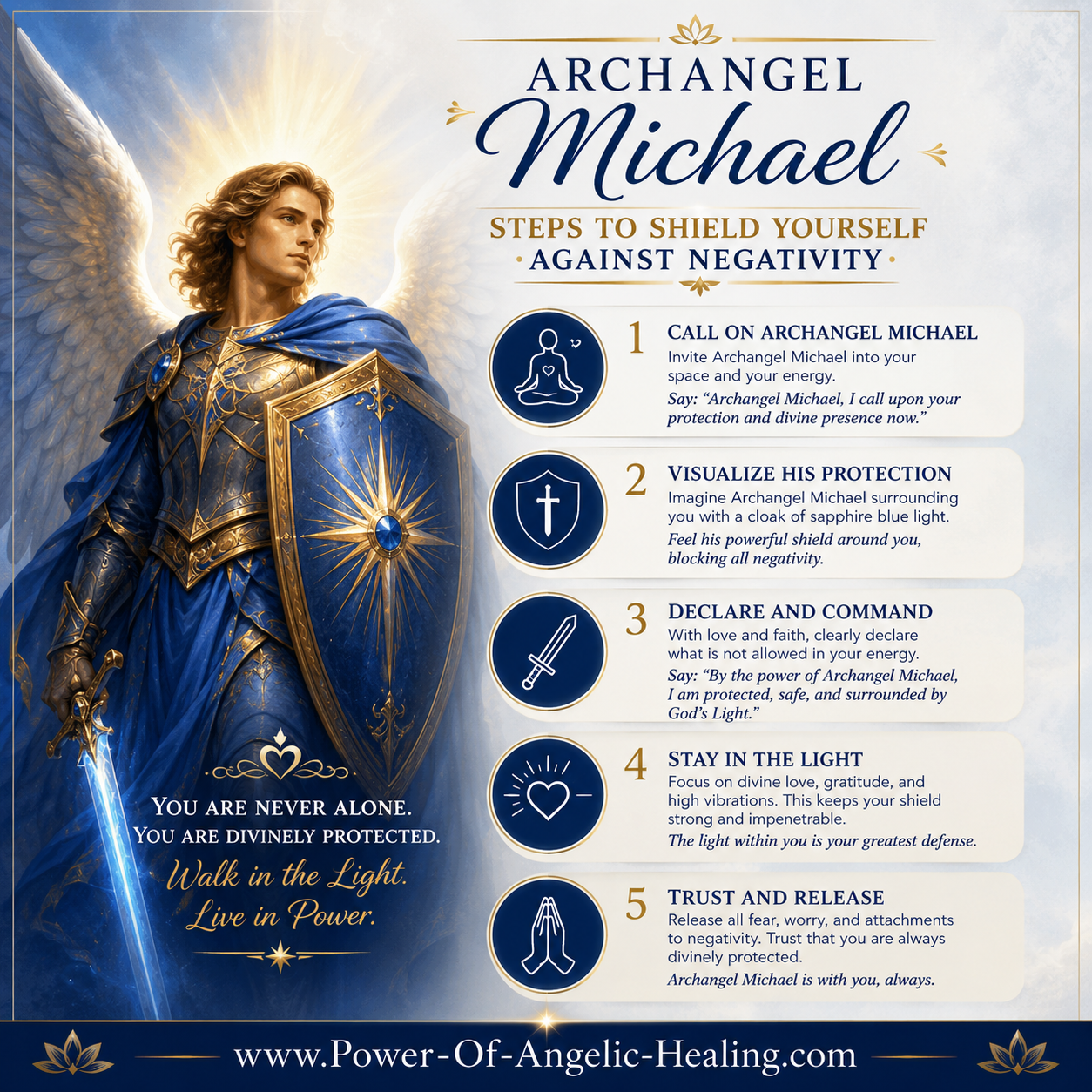 Archangel Michael: 5 Gentle Steps to Shield Yourself from Negativity