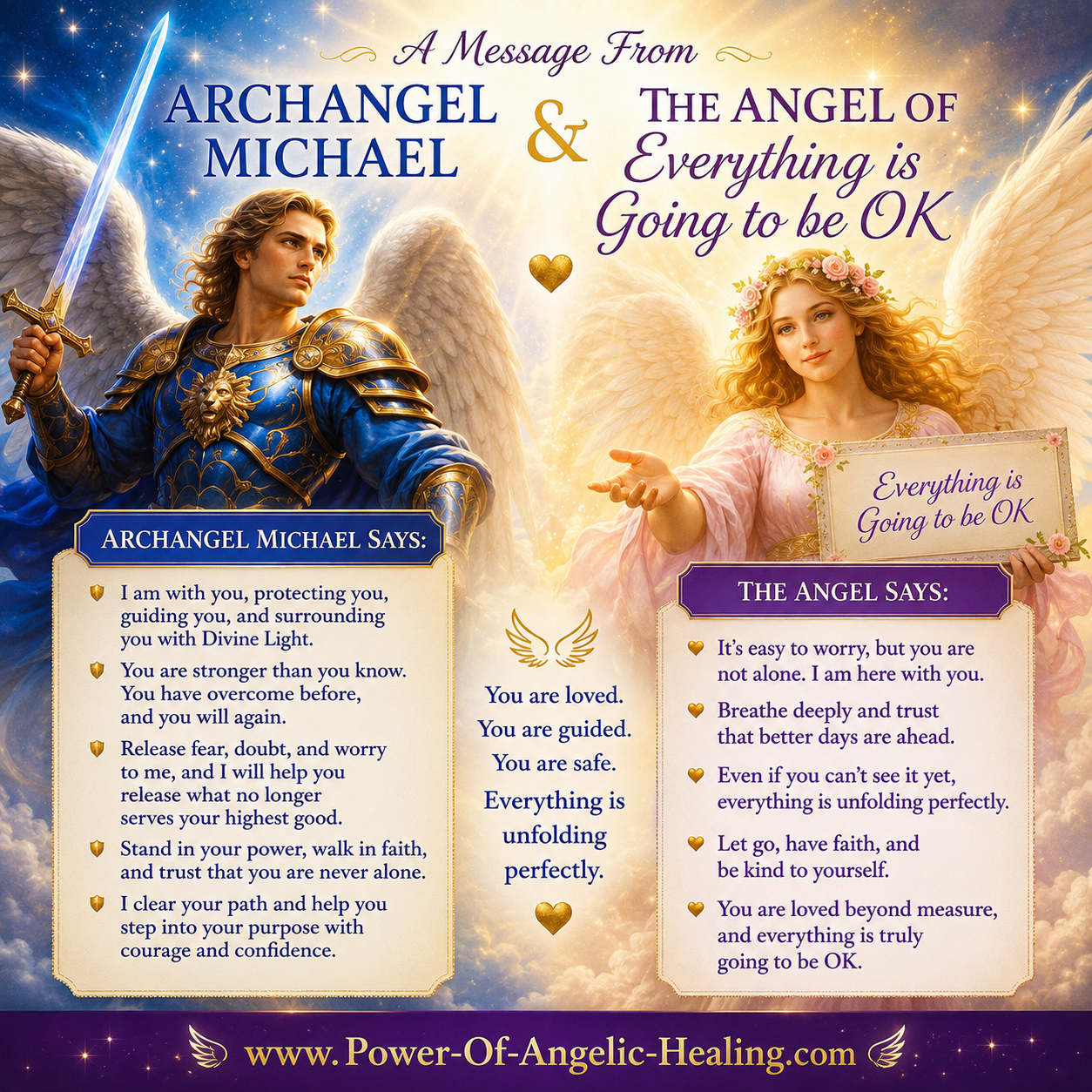 A Healing Message from Archangel Michael & The Angel of “Everything Is Going to Be OK”
