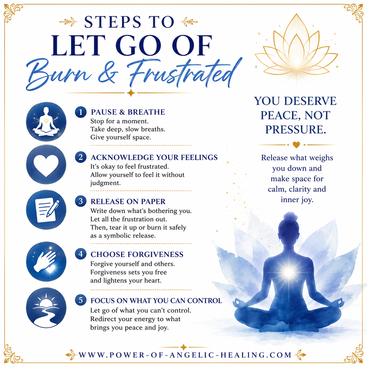 Steps to Let Go of Frustration and Find Peace