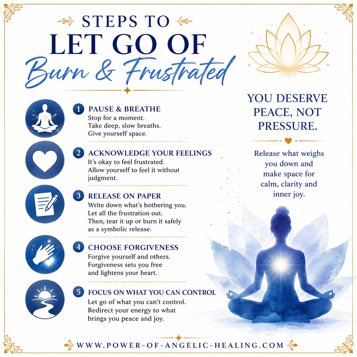 Steps to Let Go of Frustration and Find Peace