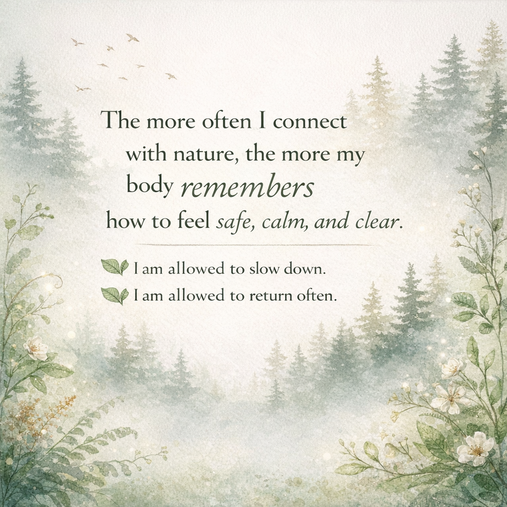 🌿 Nature doesn’t rush… and neither should your healing.