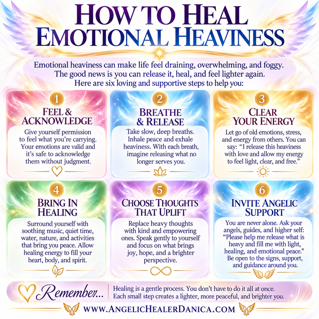 How to Heal Emotional Heaviness: 6 Gentle Ways to Release, Restore, and Welcome Inner Peace
