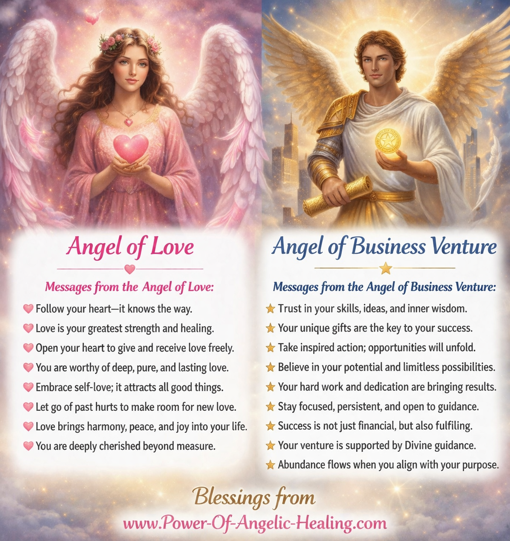 🌸 Divine Guidance: Messages from the Angel of Love & Angel of Business Venture 🌟