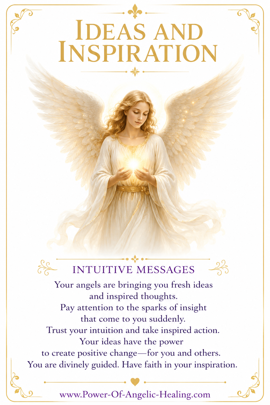 Ideas & Inspiration — A Divine Message from Your Angels