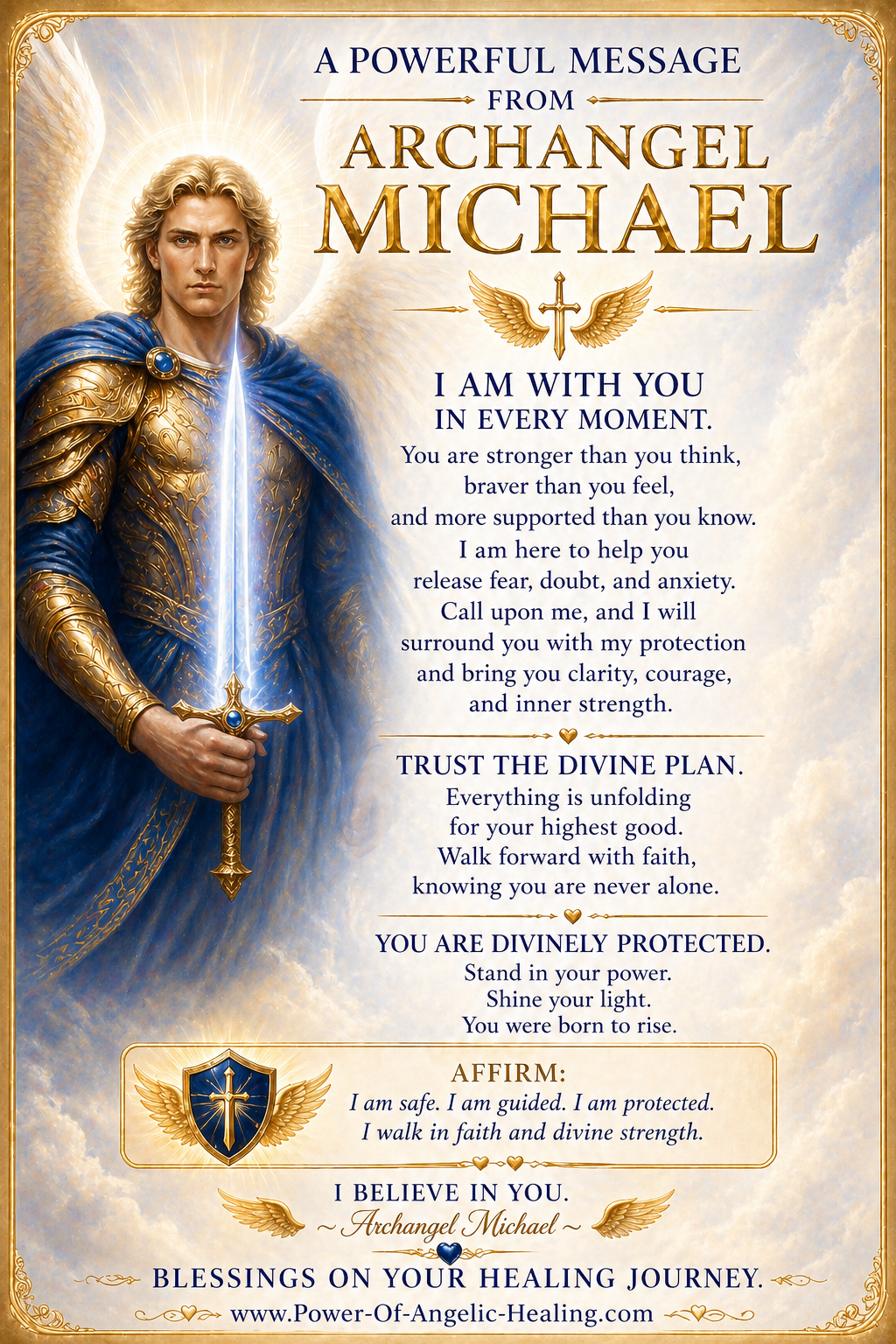 A Powerful Message from Archangel Michael  Strength, Protection & Moving Forward with Clarity
