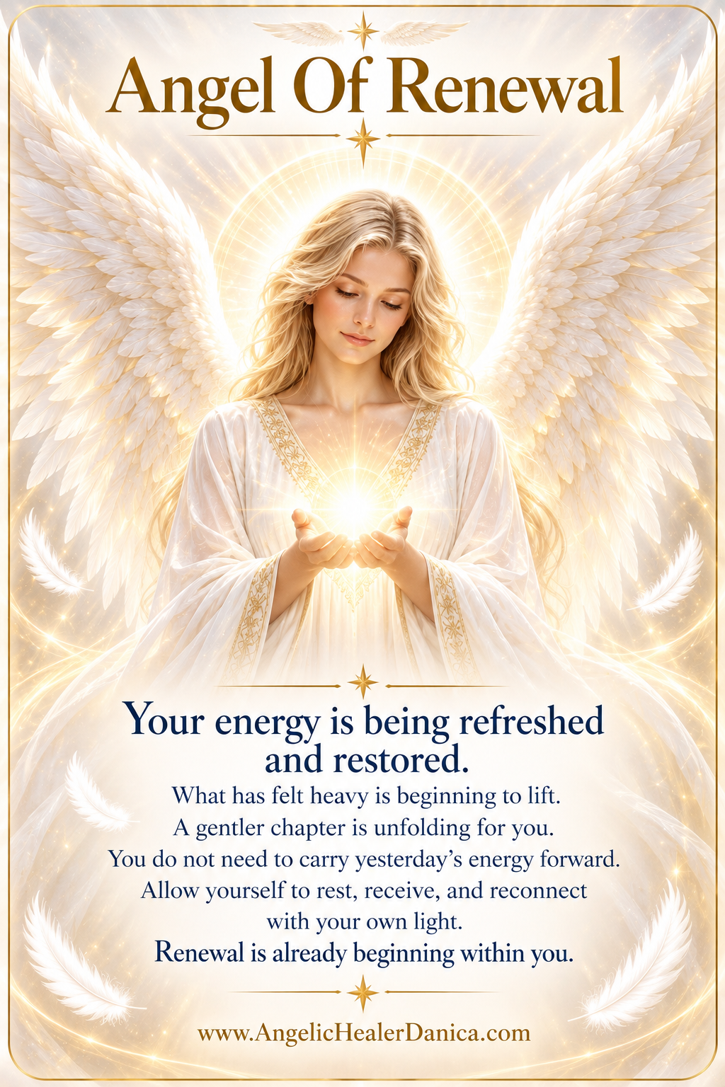 Angel of Renewal: Your Energy Is Being Refreshed and Restored