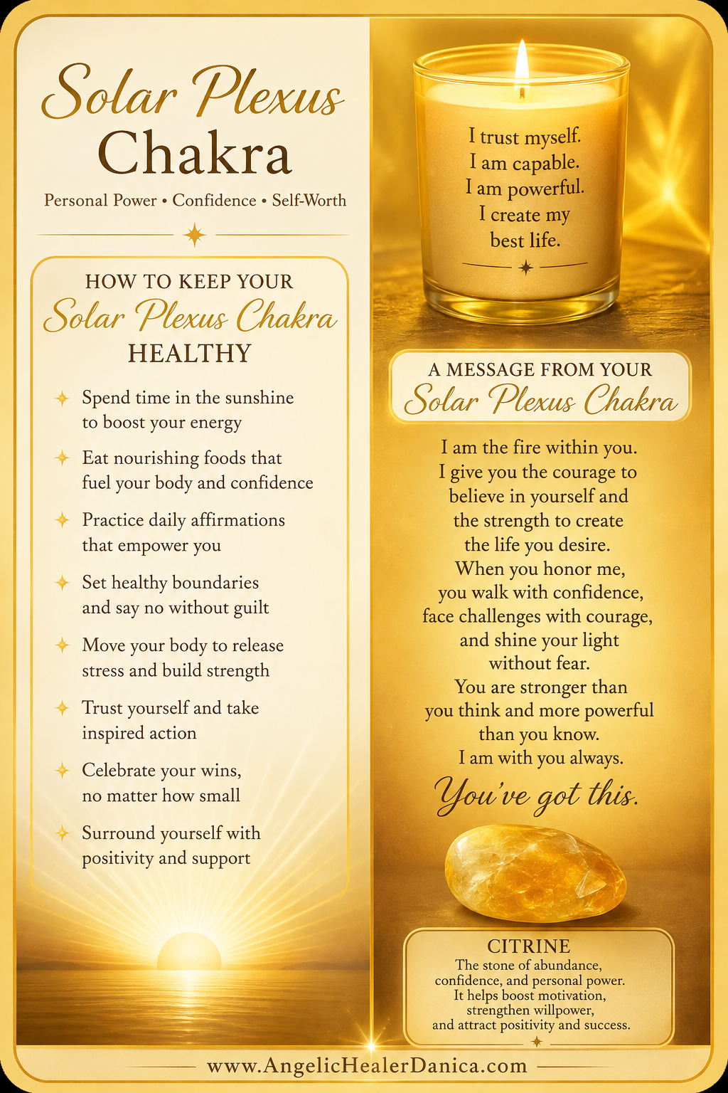 How to Keep Your Solar Plexus Chakra Healthy