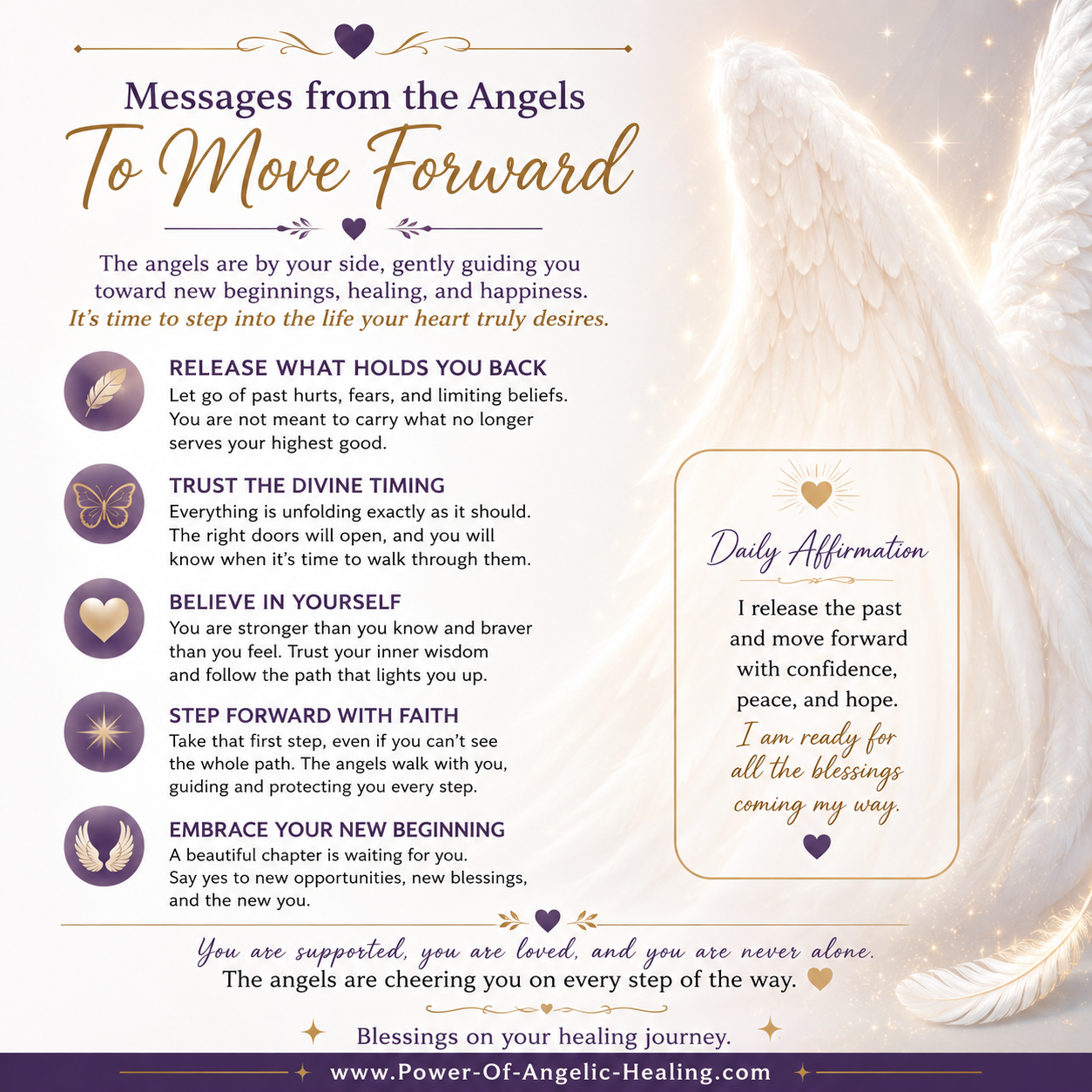 Messages from the Angels: A Gentle Reminder to Move Forward