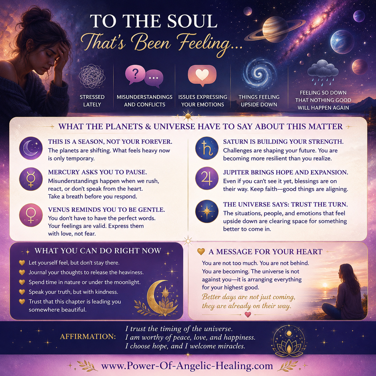 When Life Feels Upside Down: A Message from the Planets and the Universe