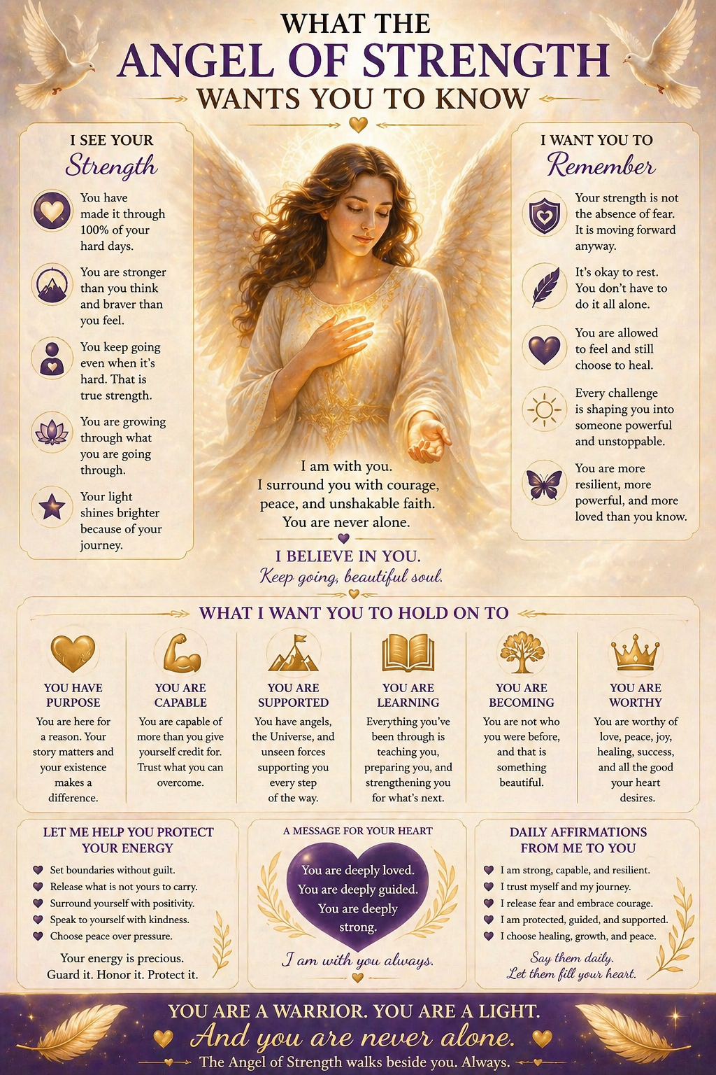 ✨ What the Angel of Strength Wants You to Know ✨