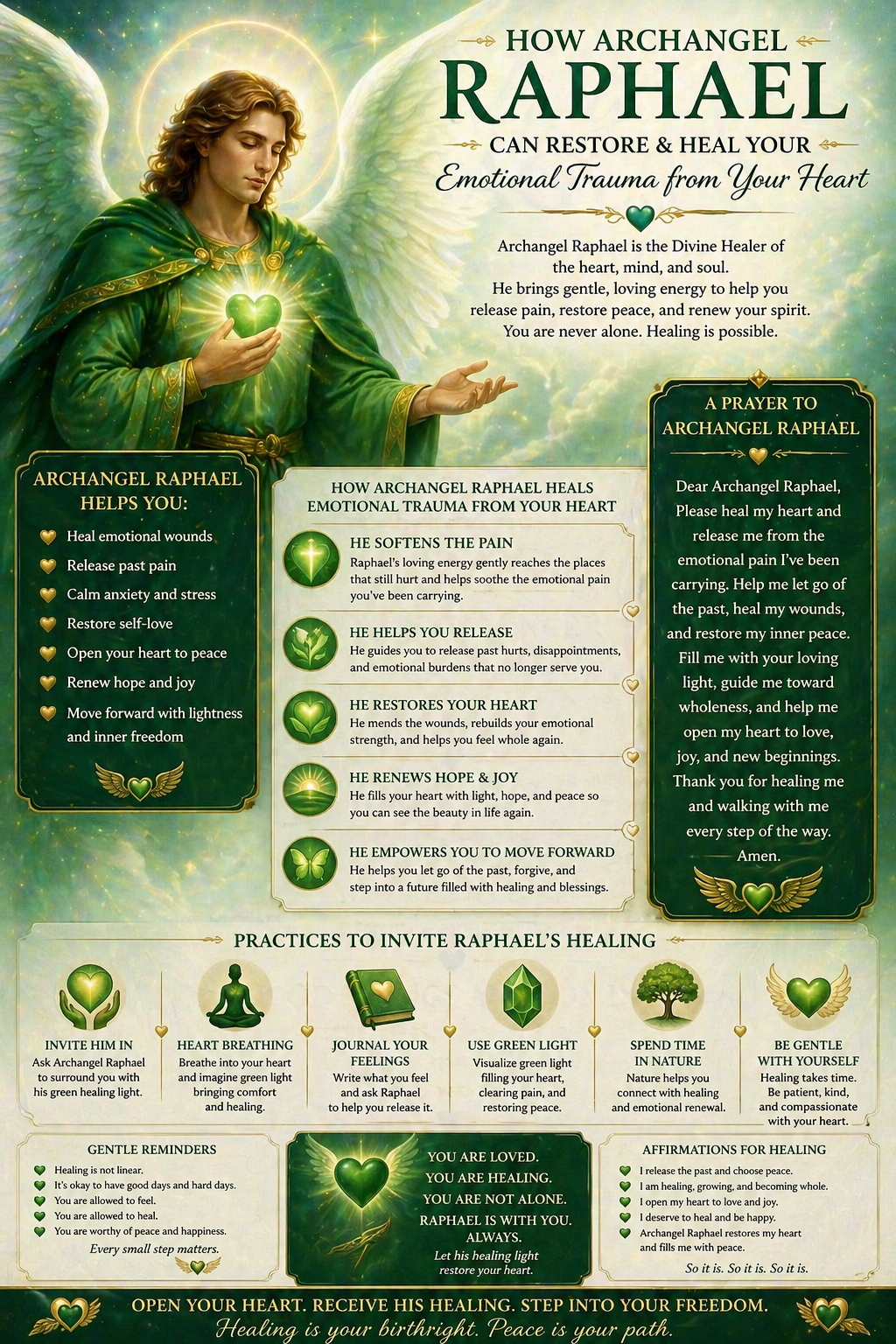 ✨ How Archangel Raphael Can Restore & Heal Your Emotional Trauma ✨
