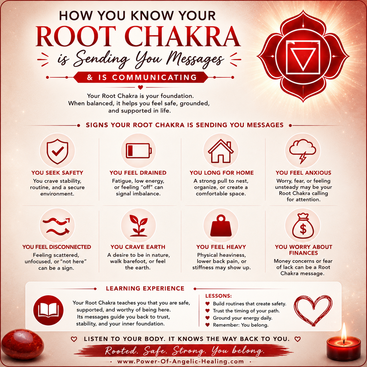 How Your Root Chakra Sends You Messages