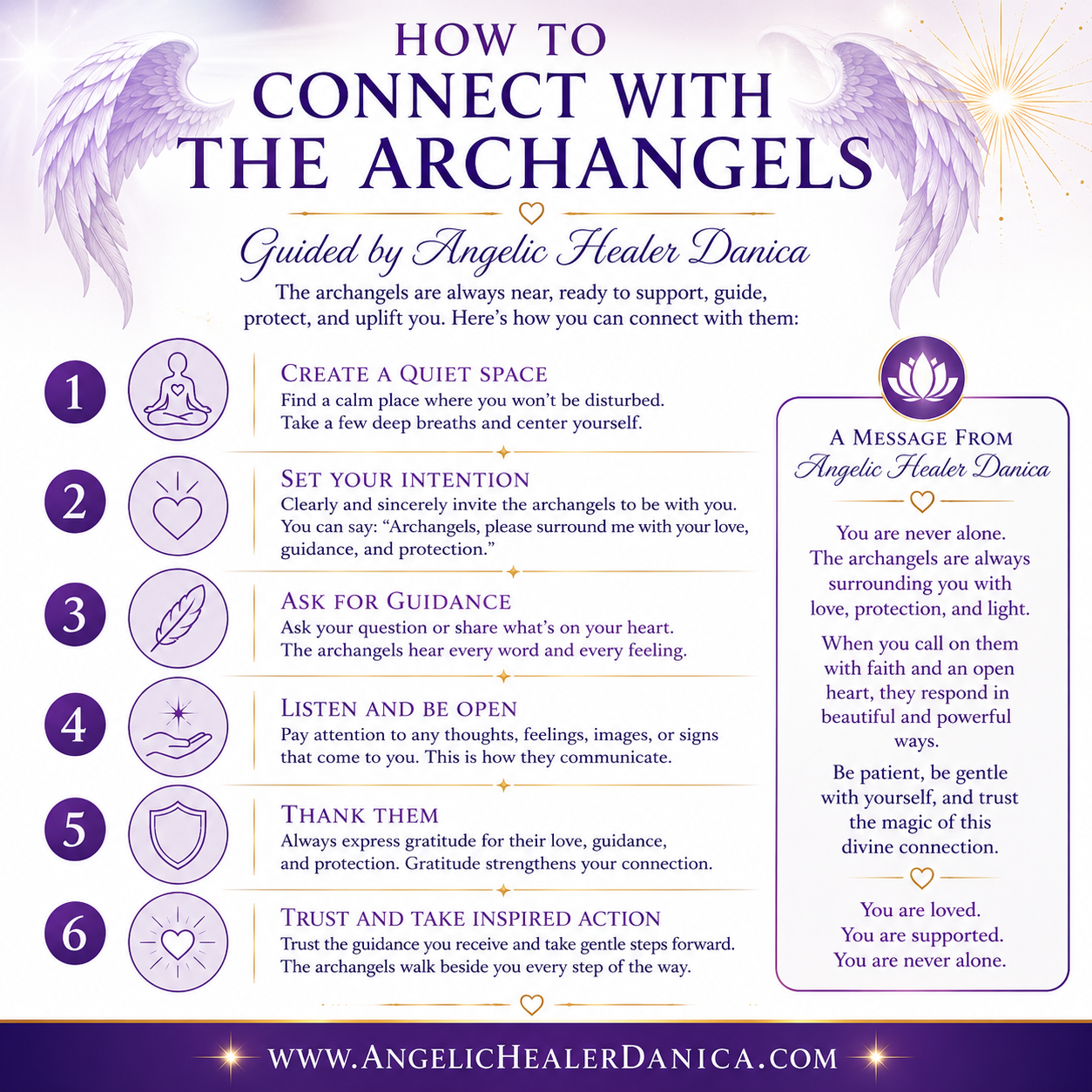 How to Connect With the Archangels  A. Gentle Guide from Angelic Healer Danica