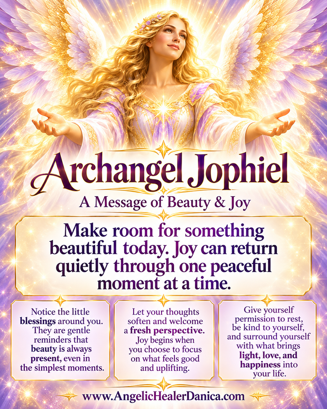 Archangel Jophiel’s Message of Beauty, Joy & New Beginnings