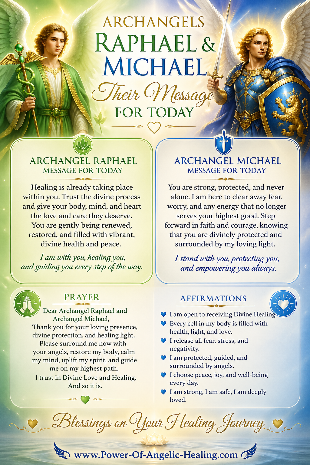 Archangel Raphael & Archangel Michael ✨Their Message for Today