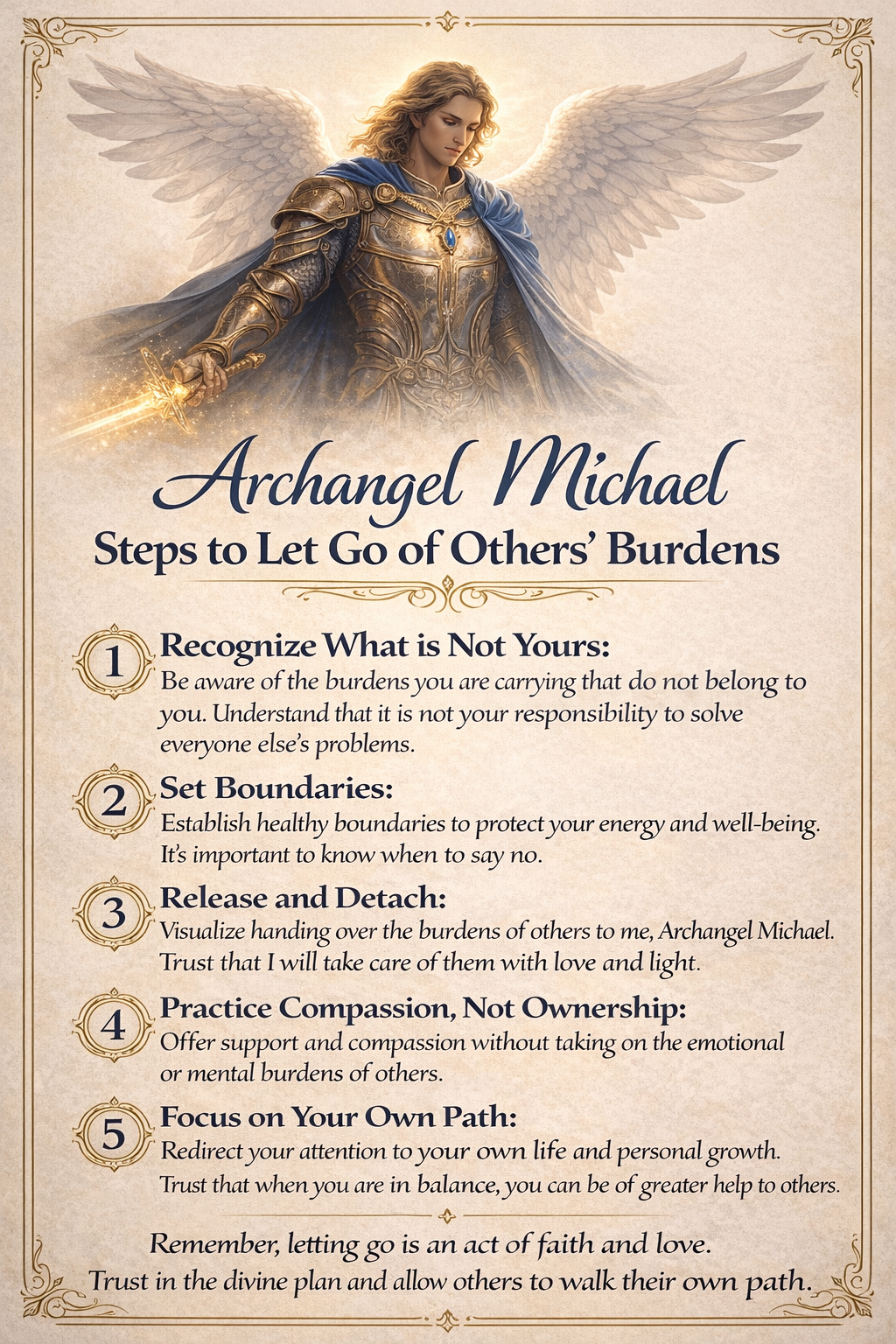 Archangel Michael: Releasing the Burdens You Were Never Meant to Carry
