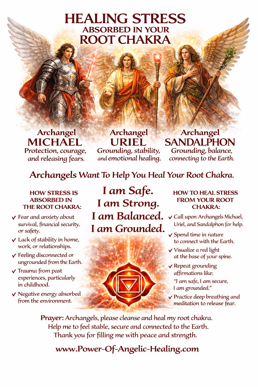 Healing Stress Absorbed in Your Root Chakra
