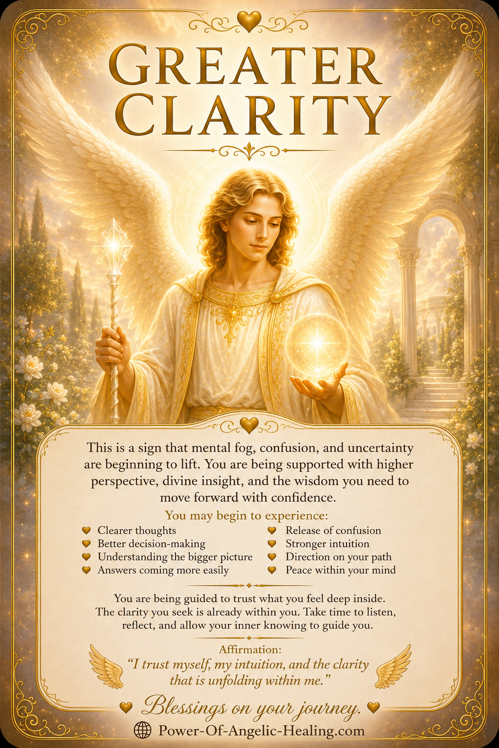 ✨ GREATER CLARITY ✨