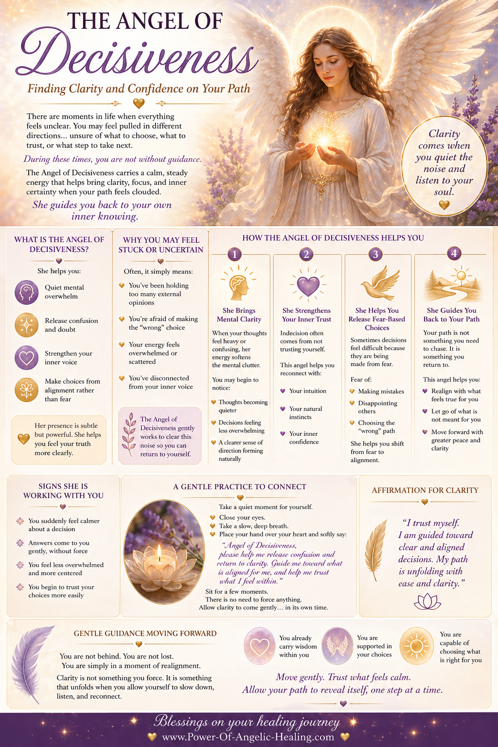 ✨ The Angel of Decisiveness: Finding Clarity and Confidence on Your Path ✨
