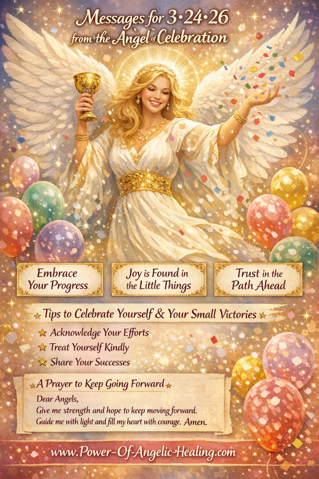 🌟 Embrace Your Journey: Messages from the Angel of Celebration (March 24, 2026)