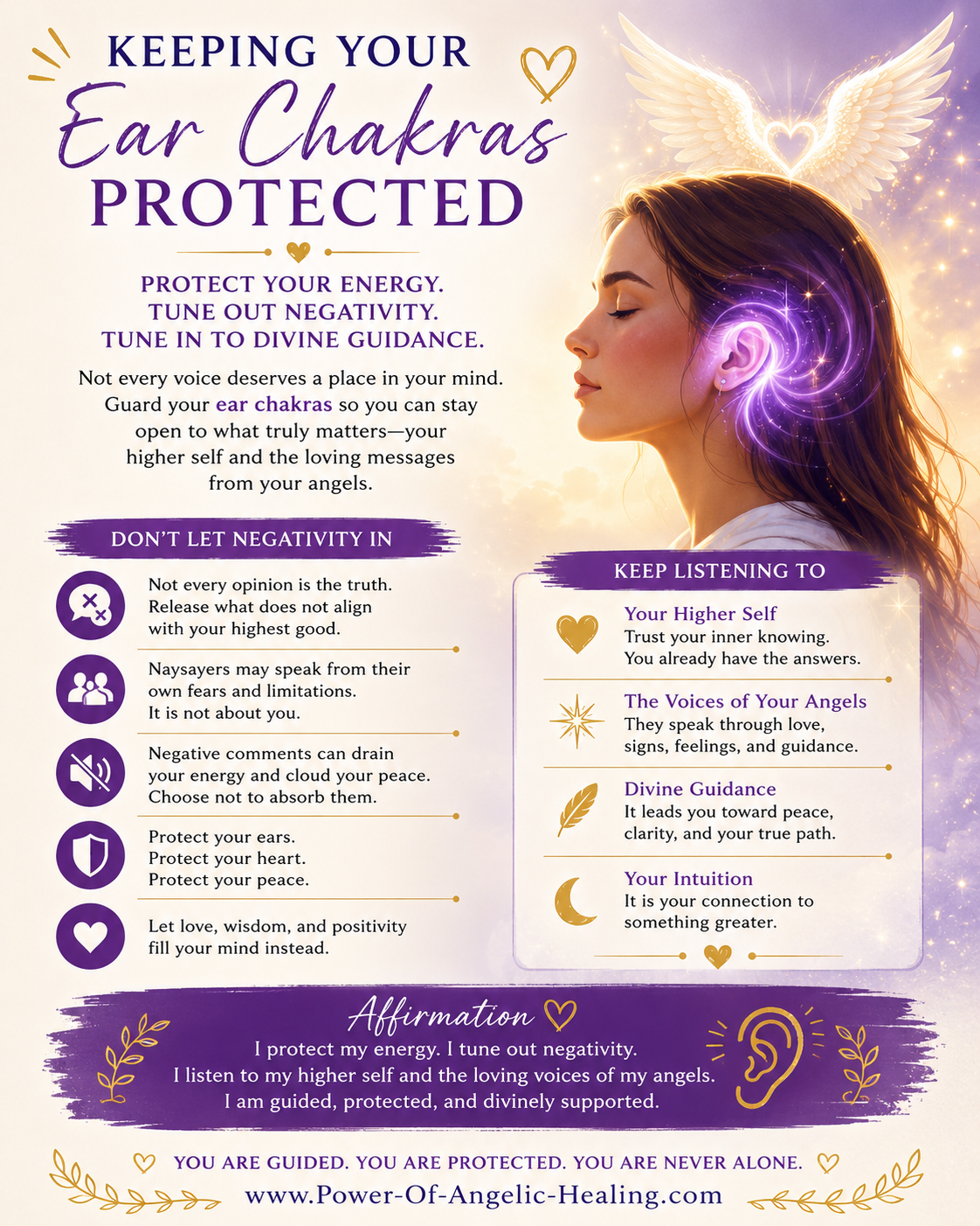 Protecting Your Ear Chakras: Choosing Peace Over Negative Voices