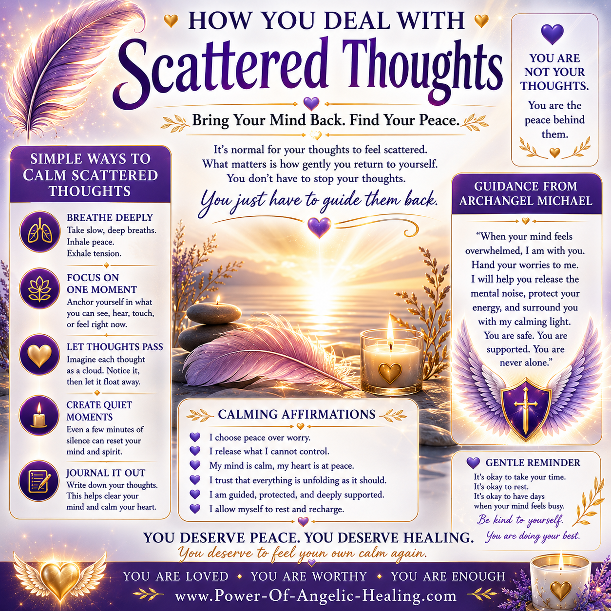 How to Deal With Scattered Thoughts: Finding Peace One Moment at a Time