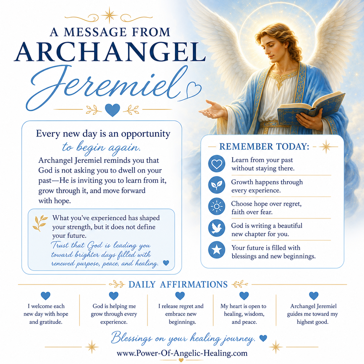 A Message From Archangel Jeremiel: Every New Day Is an Opportunity to Begin Again