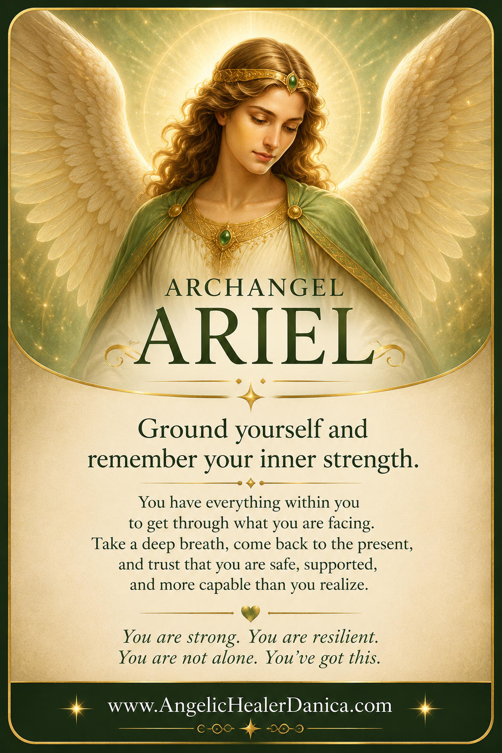 Archangel Ariel: Ground Yourself and Remember Your Inner Strength