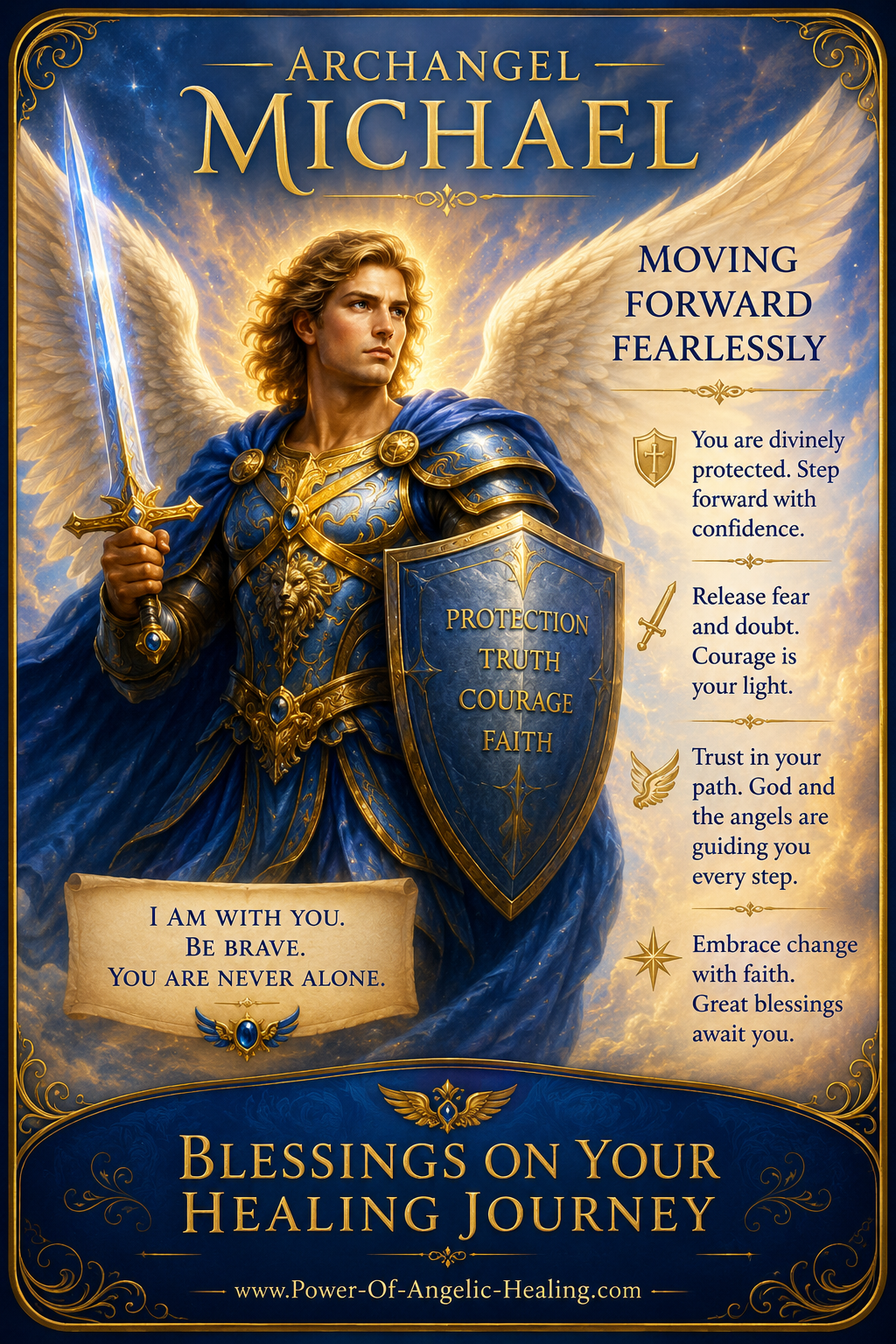 Moving Forward Fearlessly with Archangel Michael ✨