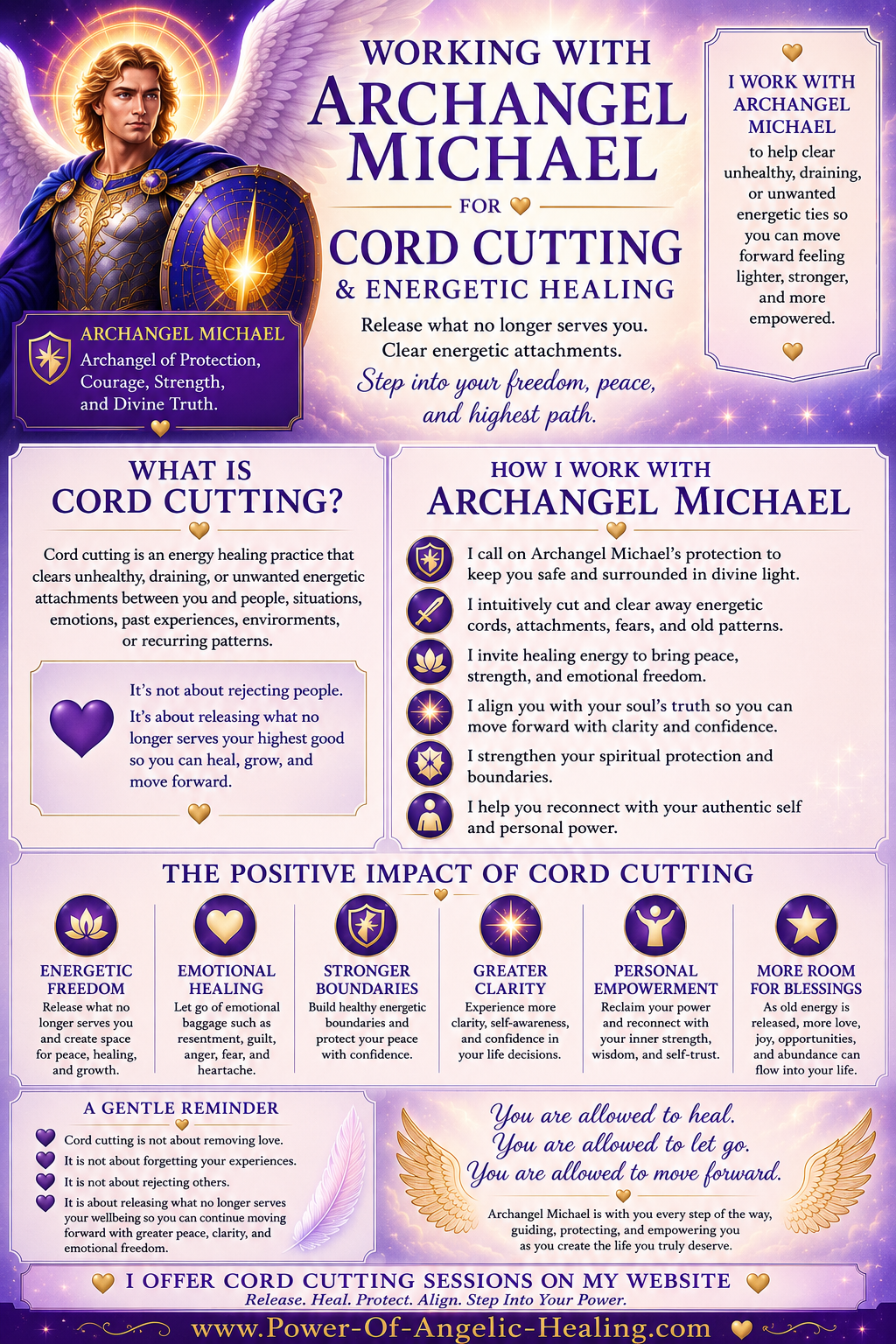 Working with Archangel Michael for Cord Cutting & Energetic Healing