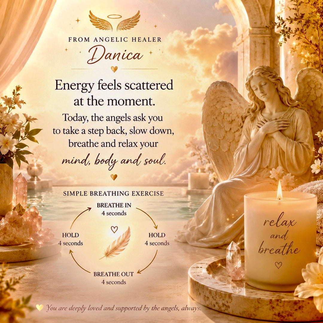 When Your Energy Feels Scattered, the Angels Ask You to Pause