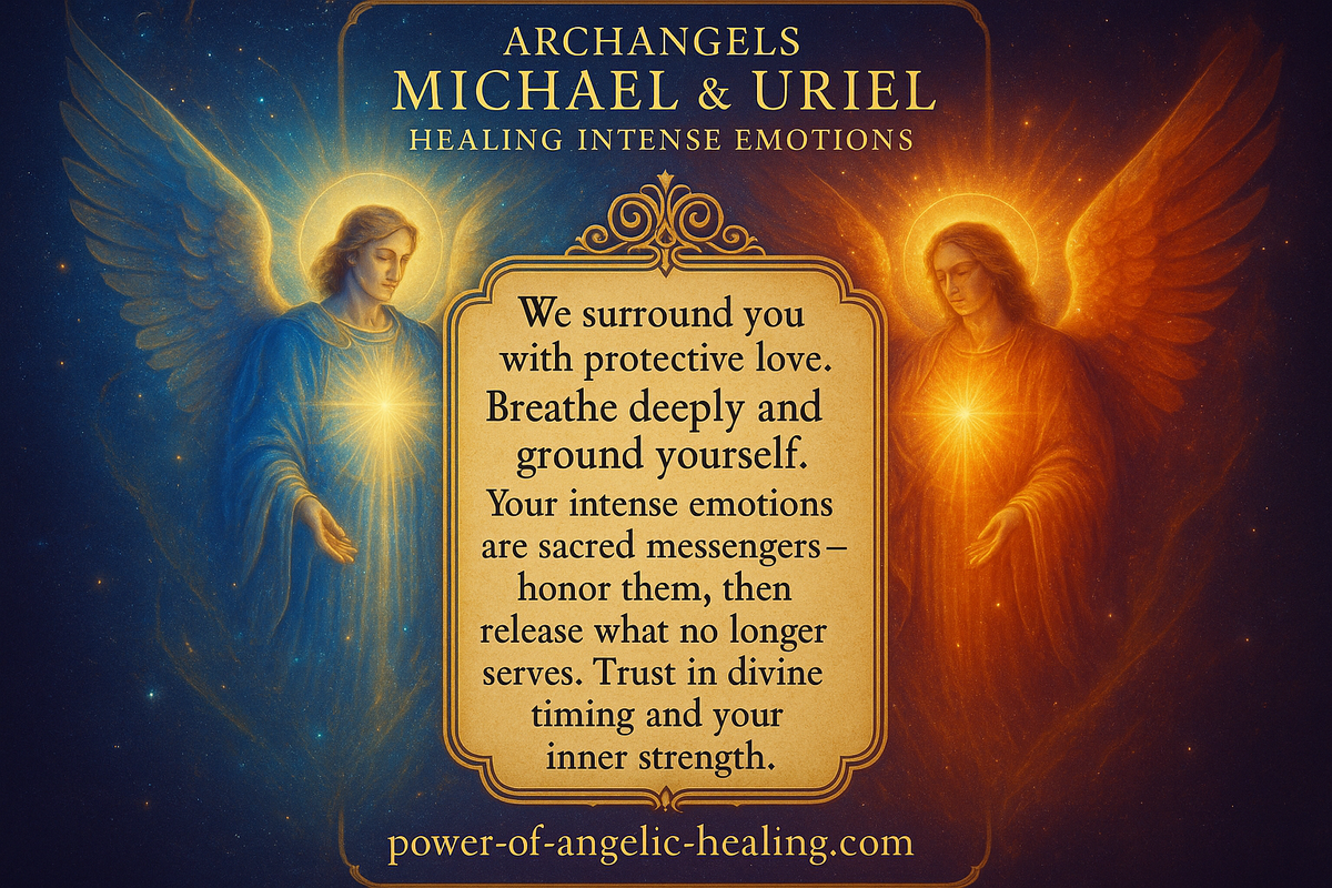 Healing Intense Emotions with Archangels Michael and Uriel
