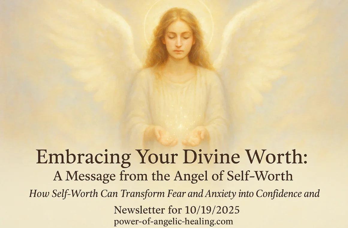 Embracing Your Divine Worth: A Message from the Angel of Self-Worth.