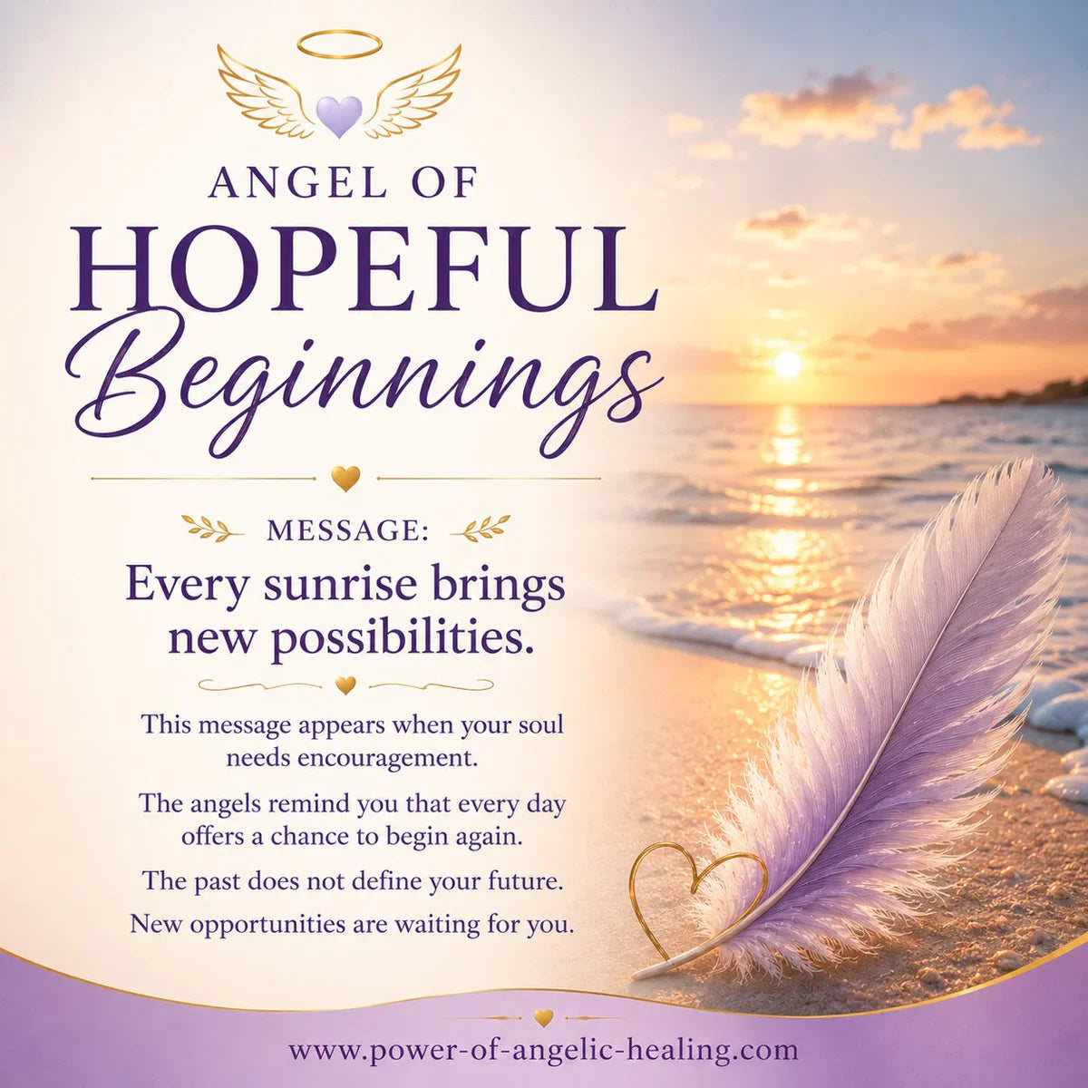 Angel of Hopeful Beginnings
