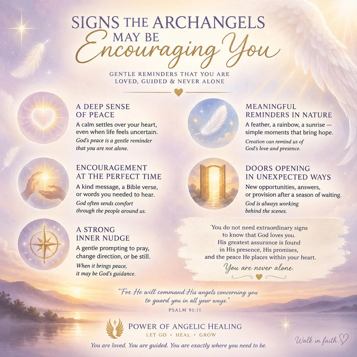 Signs the Archangels May Be Encouraging You