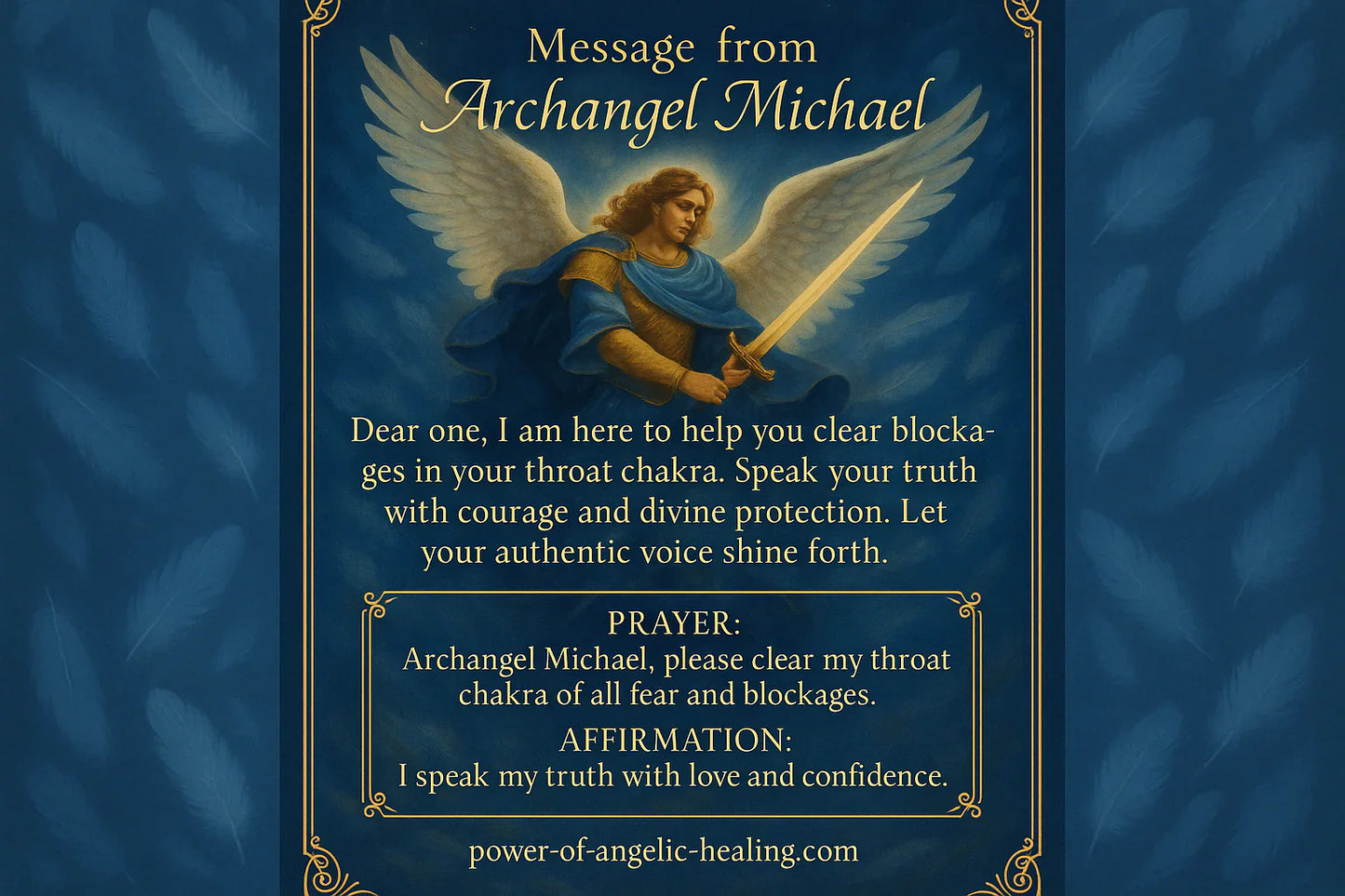 ✨ Speak Your Truth With Courage: A Message From Archangel Michael