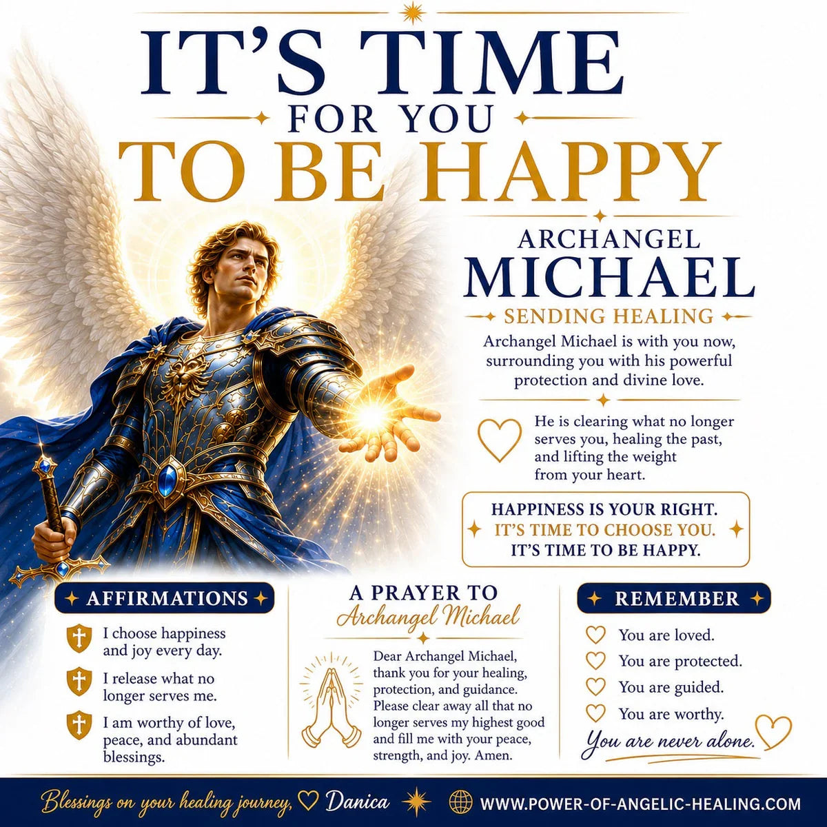 It’s Time for You to Be Happy. A Loving Message from Archangel Michael.