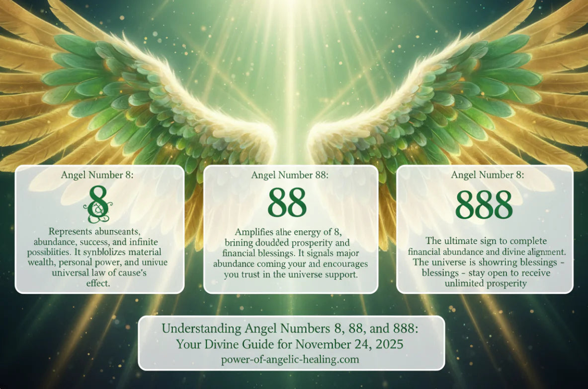 Understanding Angel Numbers 8, 88, and 888: Your Divine Guide for November 24, 2025