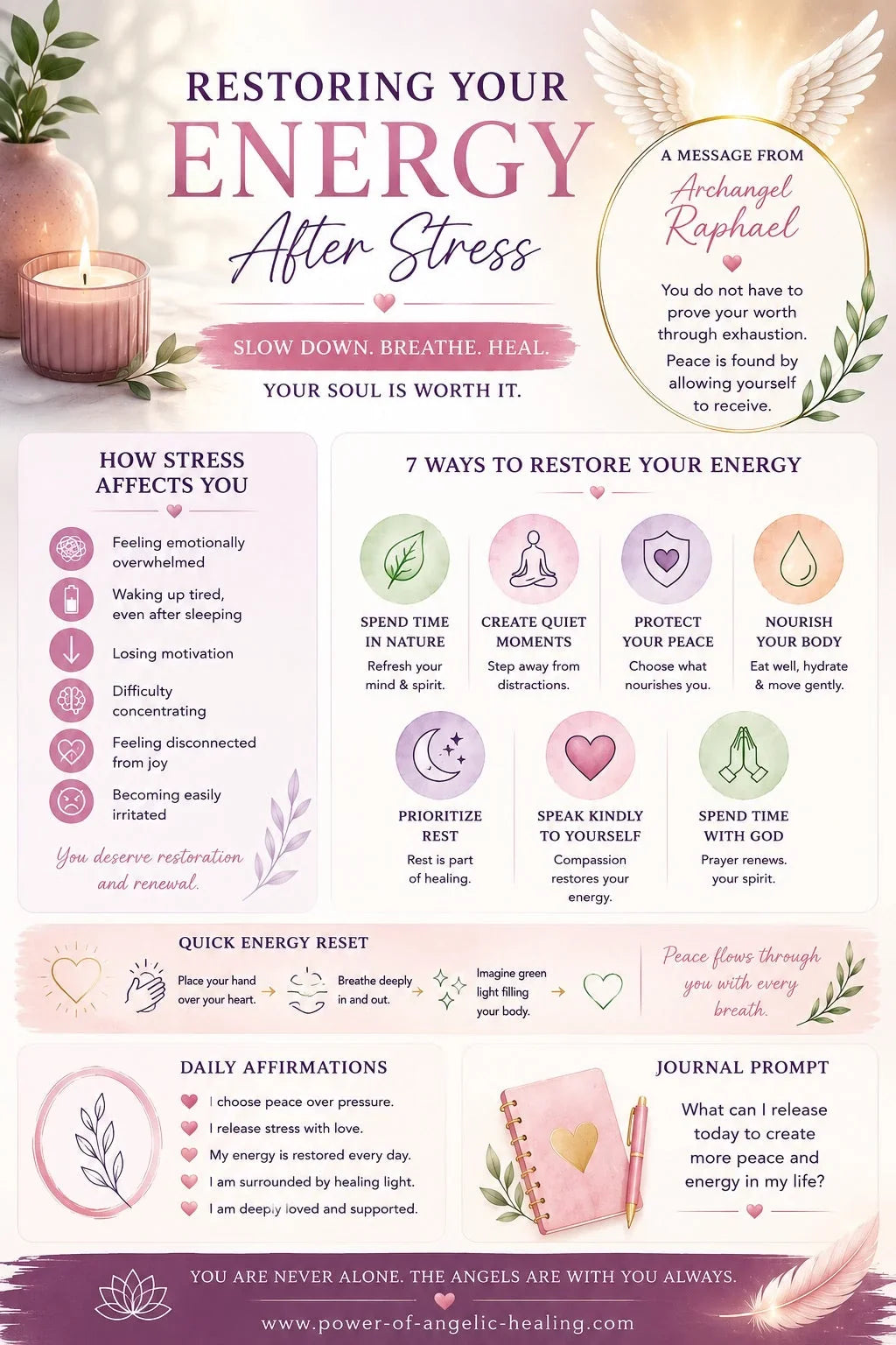 Restoring Your Energy After Stress. A Gentle Invitation to Slow Down, Heal & Renew Your Spirit.