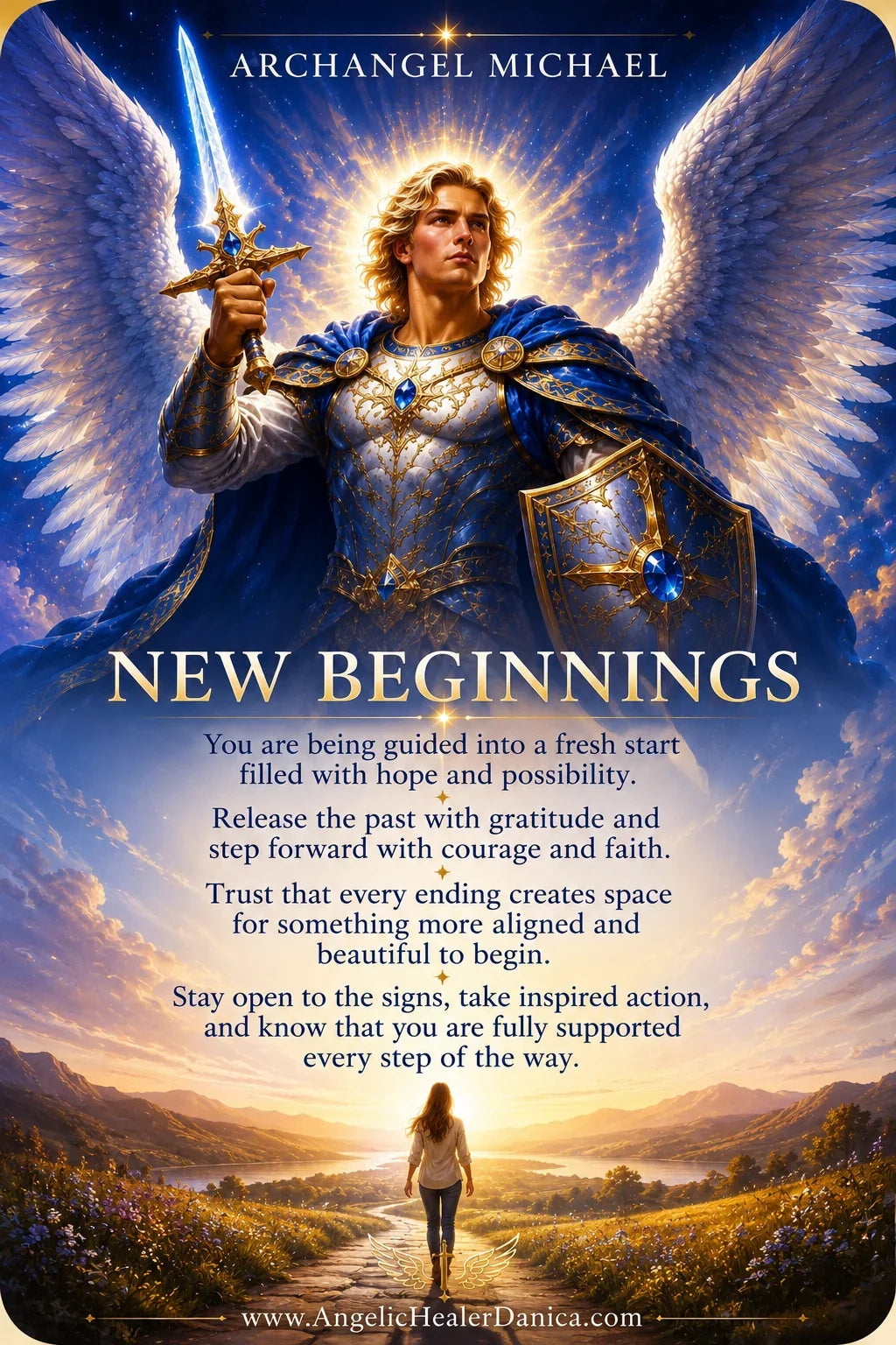 New beginnings with Archangel Michael: moving forward with courage and faith